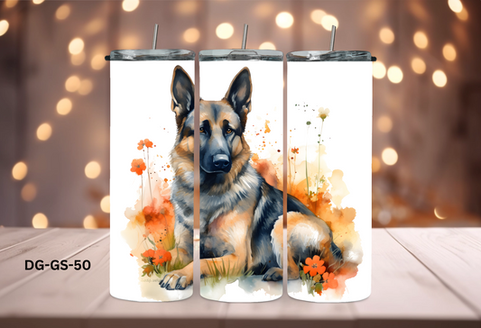 20oz (590mls) Tumbler - German Shepherd - DG-GS-50