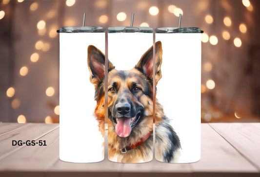 20oz (590mls) Tumbler - German Shepherd - DG-GS-51