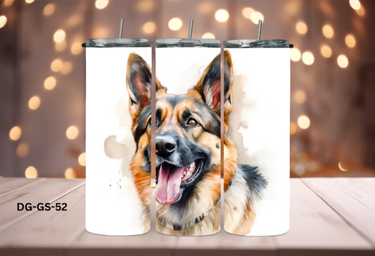 20oz (590mls) Tumbler - German Shepherd - DG-GS-52