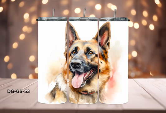 20oz (590mls) Tumbler - German Shepherd - DG-GS-53