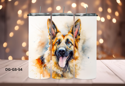 20oz (590mls) Tumbler - German Shepherd - DG-GS-54