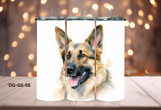 20oz (590mls) Tumbler - German Shepherd - DG-GS-55