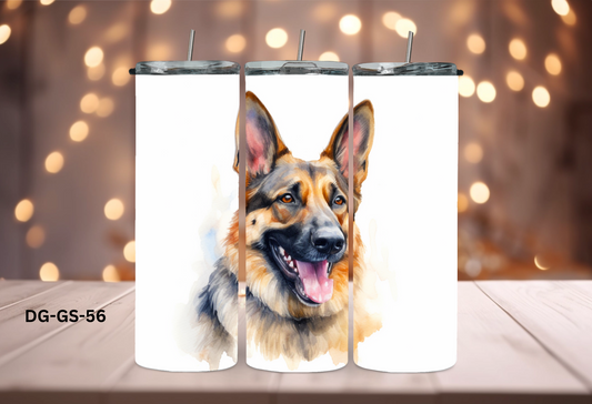 20oz (590mls) Tumbler - German Shepherd - DG-GS-56