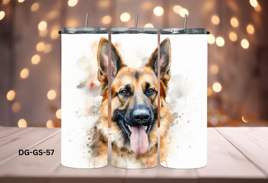 20oz (590mls) Tumbler - German Shepherd - DG-GS-57