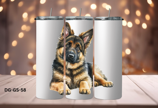 20oz (590mls) Tumbler - German Shepherd - DG-GS-58