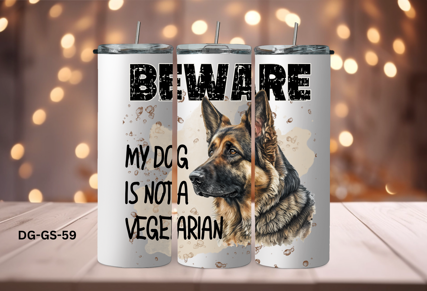 20oz (590mls) Tumbler - German Shepherd - DG-GS-59