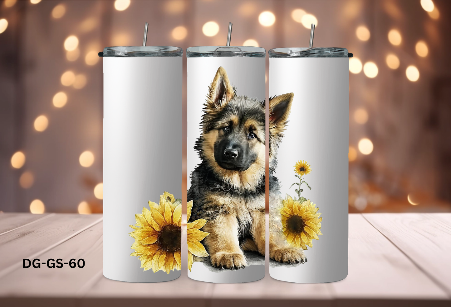 20oz (590mls) Tumbler - German Shepherd - DG-GS-60