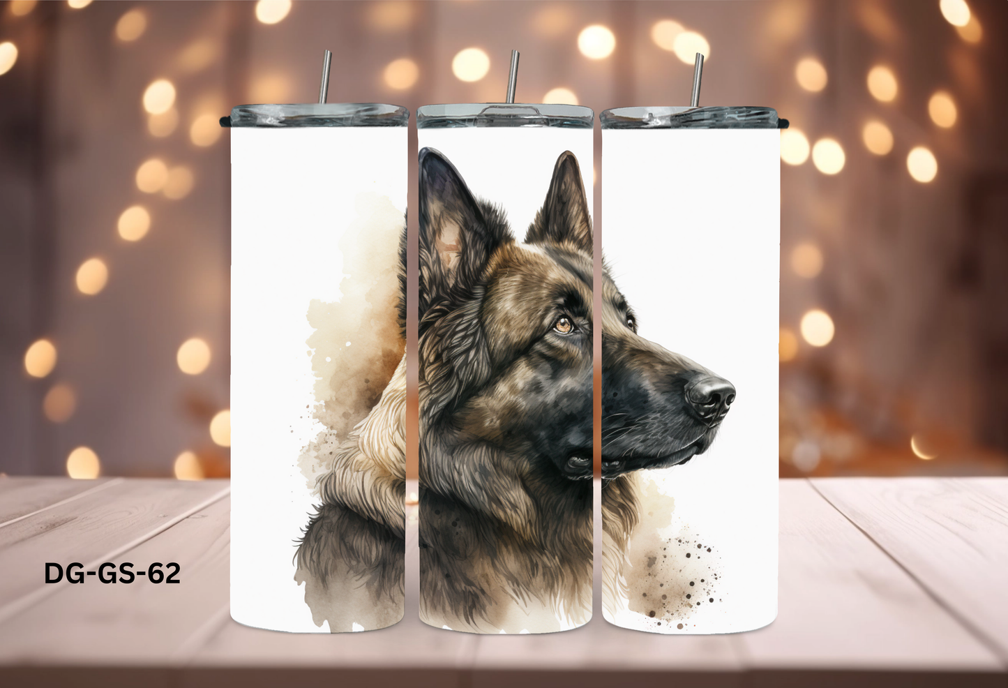 20oz (590mls) Tumbler - German Shepherd - DG-GS-62