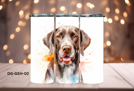 20oz (590mls) Tumbler - German Shorthair - DG-GSH-02