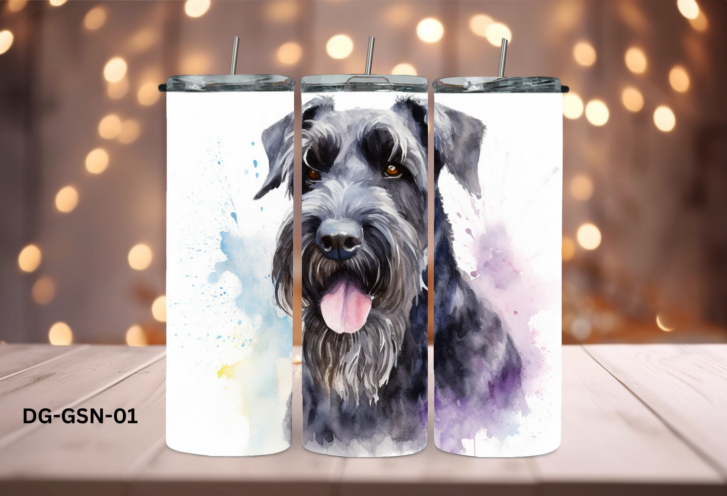 20oz (590mls) Tumbler - Giant Schnauzer - DG-GSN-01