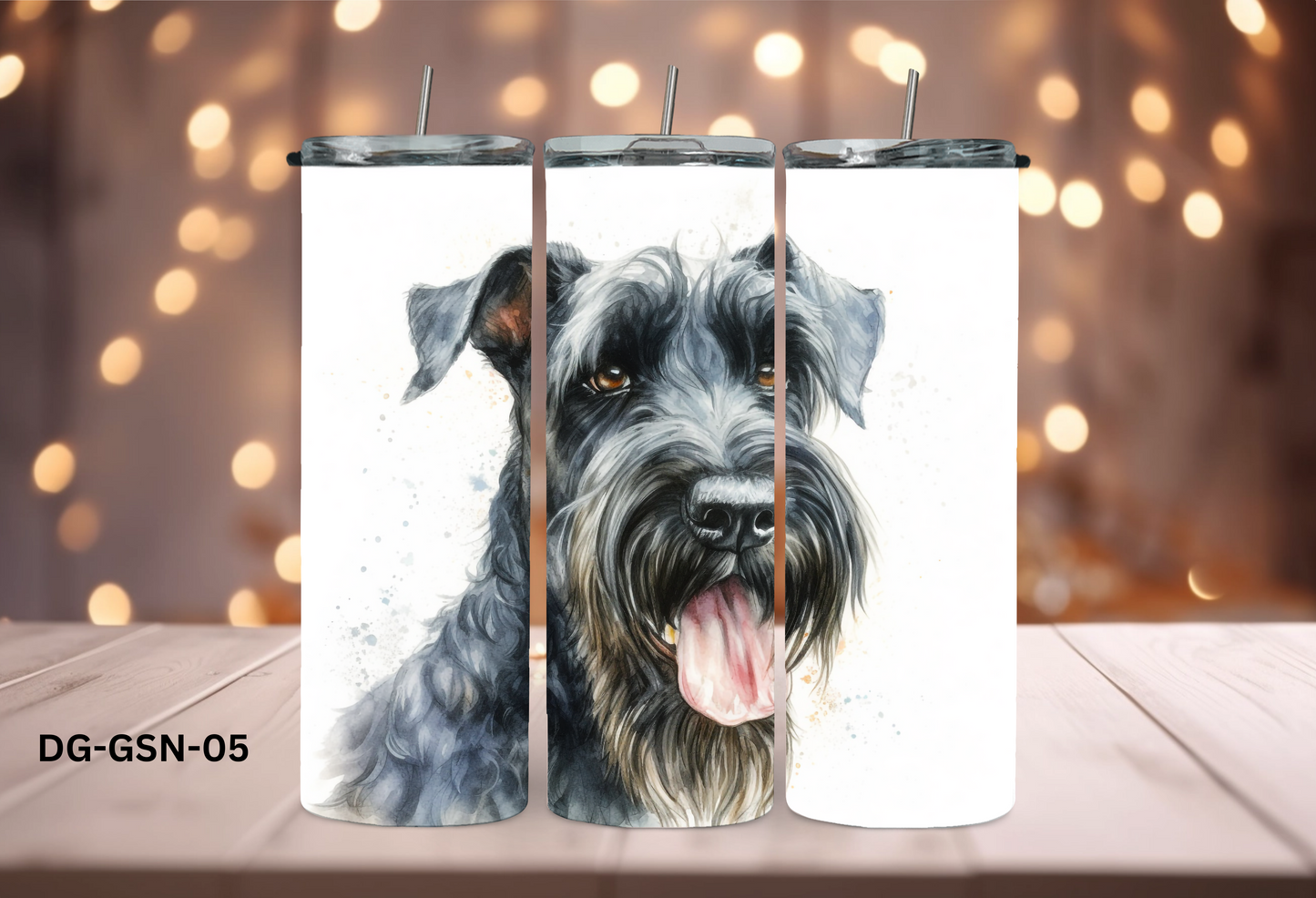 20oz (590mls) Tumbler - Giant Schnauzer - DG-GSN-05