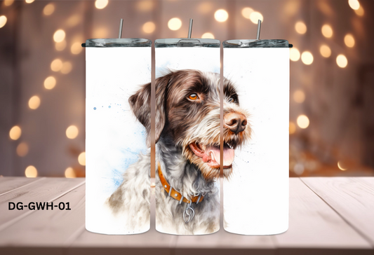 20oz (590mls) Tumbler - German Wirehaired - DG-GWH-01