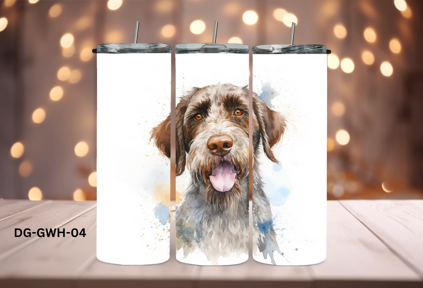 20oz (590mls) Tumbler - German Wirehaired - DG-GWH-04