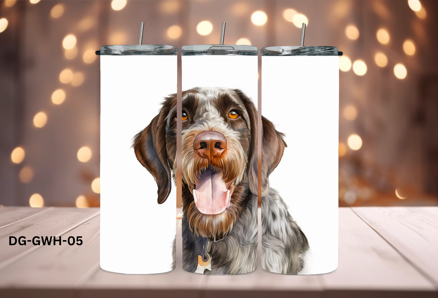 20oz (590mls) Tumbler - German Wirehaired - DG-GWH-05