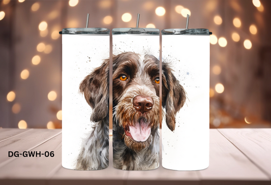 20oz (590mls) Tumbler - German Wirehaired - DG-GWH-06