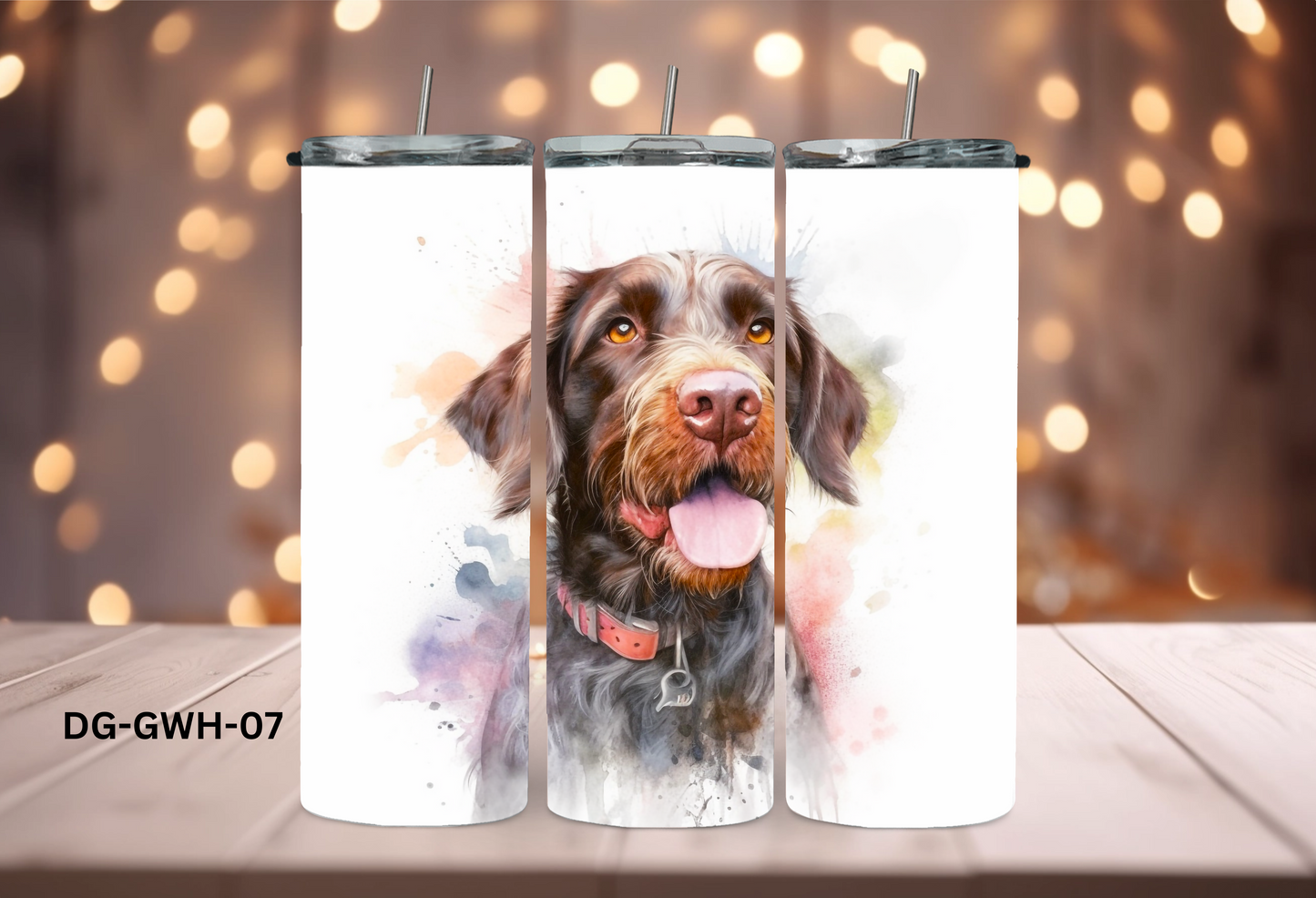 20oz (590mls) Tumbler - German Wirehaired - DG-GWH-07