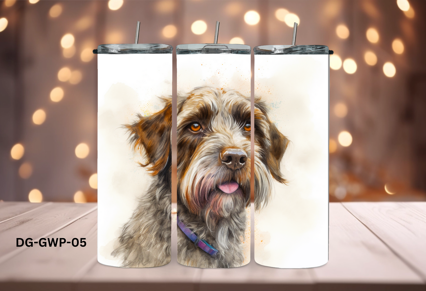 20oz (590mls) Tumbler - German Wirehaired Pointer - DG-GWP-05