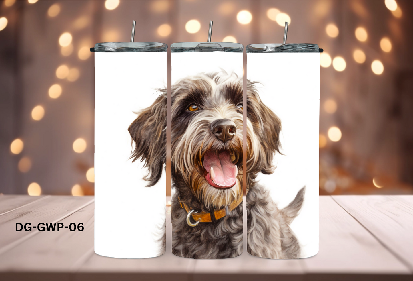 20oz (590mls) Tumbler - German Wirehaired Pointer - DG-GWP-06