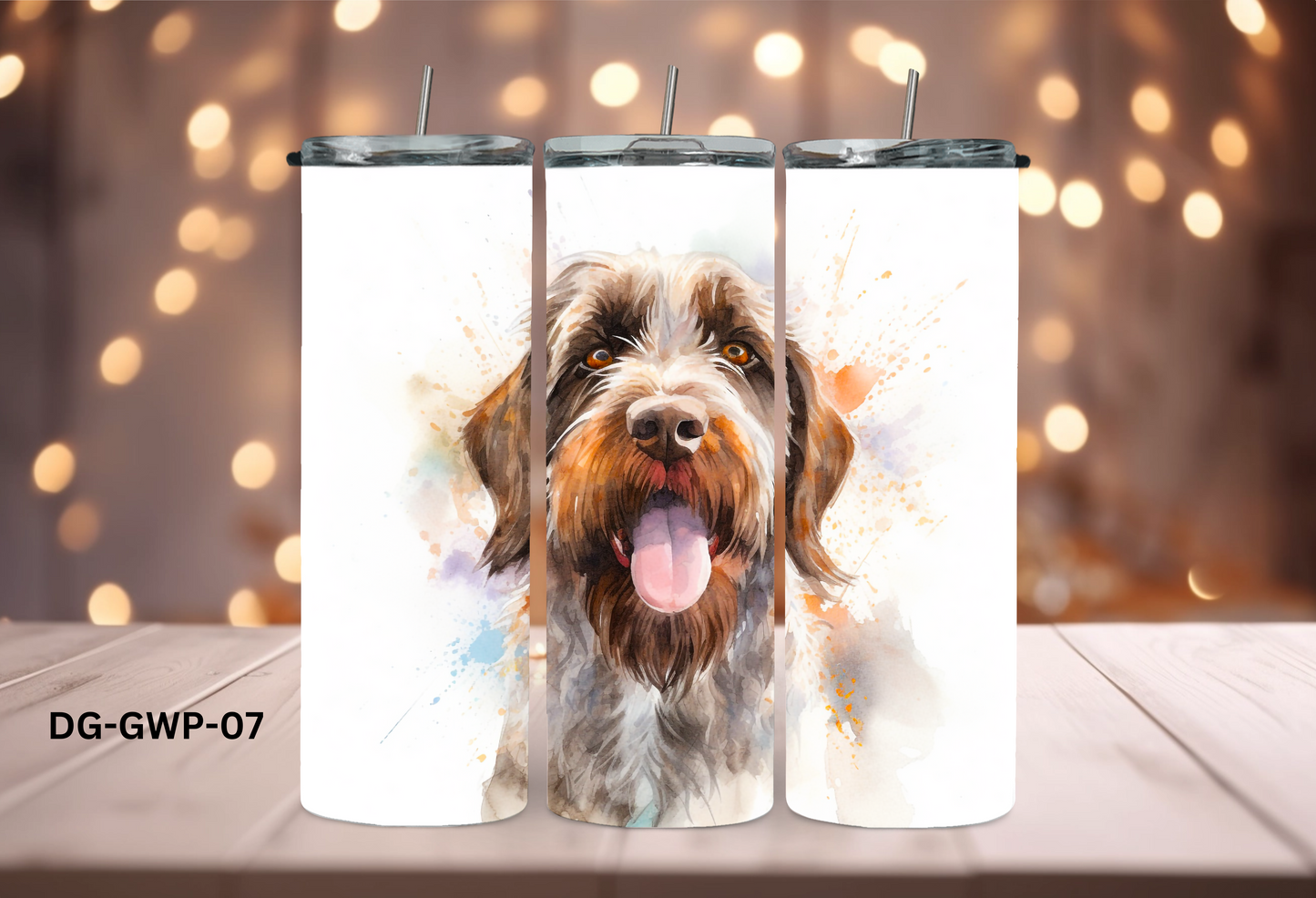 20oz (590mls) Tumbler - German Wirehaired Pointer - DG-GWP-07