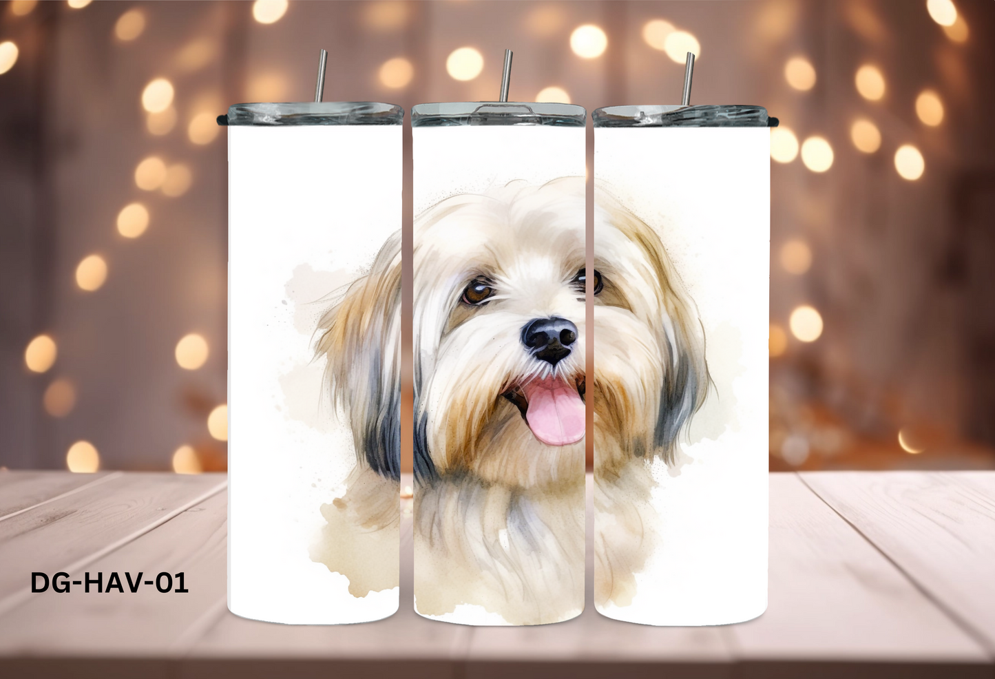 20oz (590mls) Tumbler - Havanese - DG-HAV-01