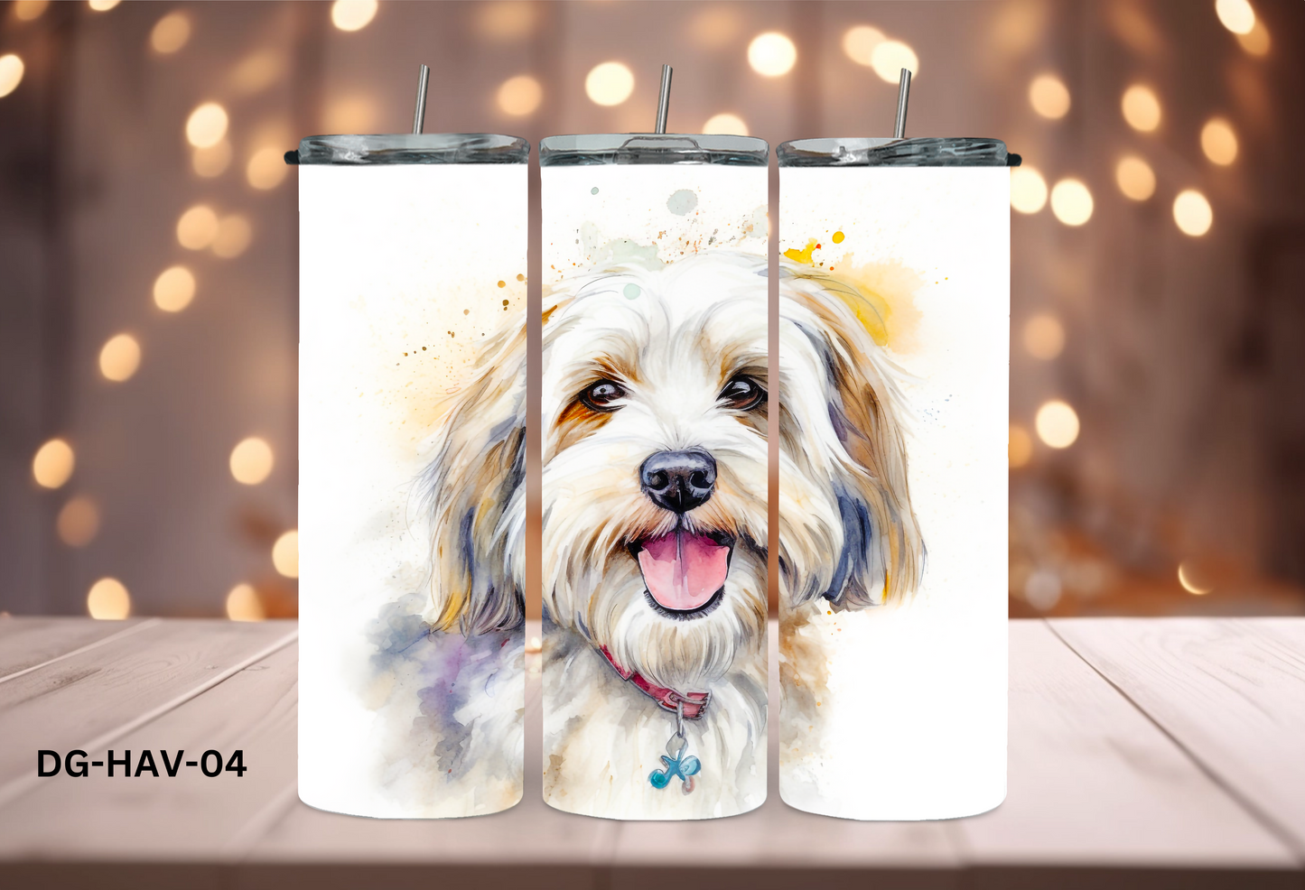 20oz (590mls) Tumbler - Havanese - DG-HAV-04