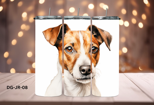 20oz (590mls) Tumbler - Jack Russell - DG-JR-08