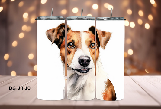 20oz (590mls) Tumbler - Jack Russell - DG-JR-10