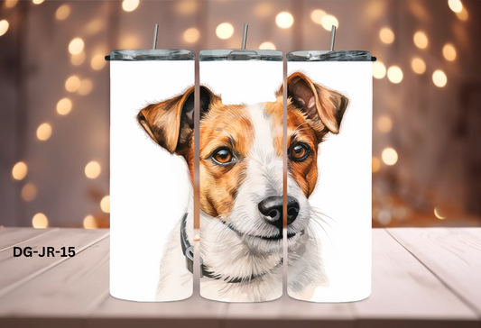 20oz (590mls) Tumbler - Jack Russell - DG-JR-15