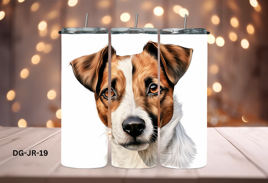 20oz (590mls) Tumbler - Jack Russell - DG-JR-19