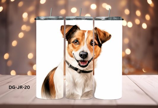 20oz (590mls) Tumbler - Jack Russell - DG-JR-20