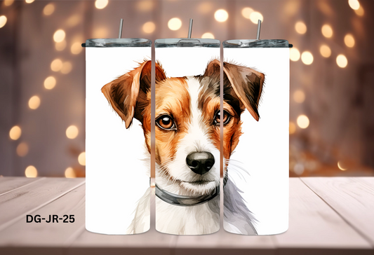 20oz (590mls) Tumbler - Jack Russell - DG-JR-25