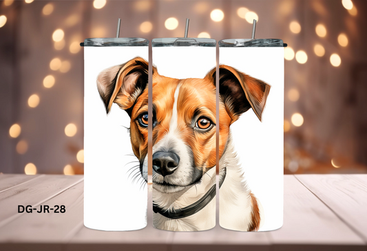 20oz (590mls) Tumbler - Jack Russell - DG-JR-28