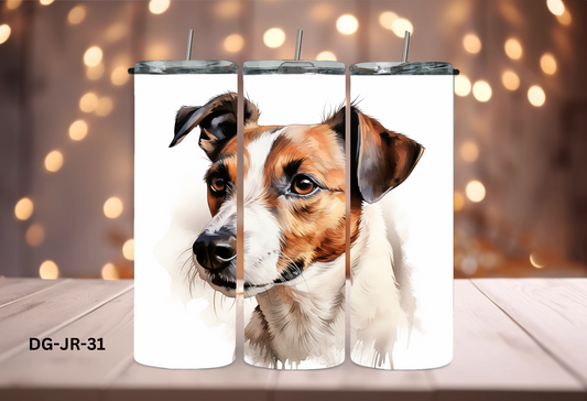 20oz (590mls) Tumbler - Jack Russell - DG-JR-31