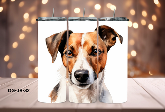 20oz (590mls) Tumbler - Jack Russell - DG-JR-32