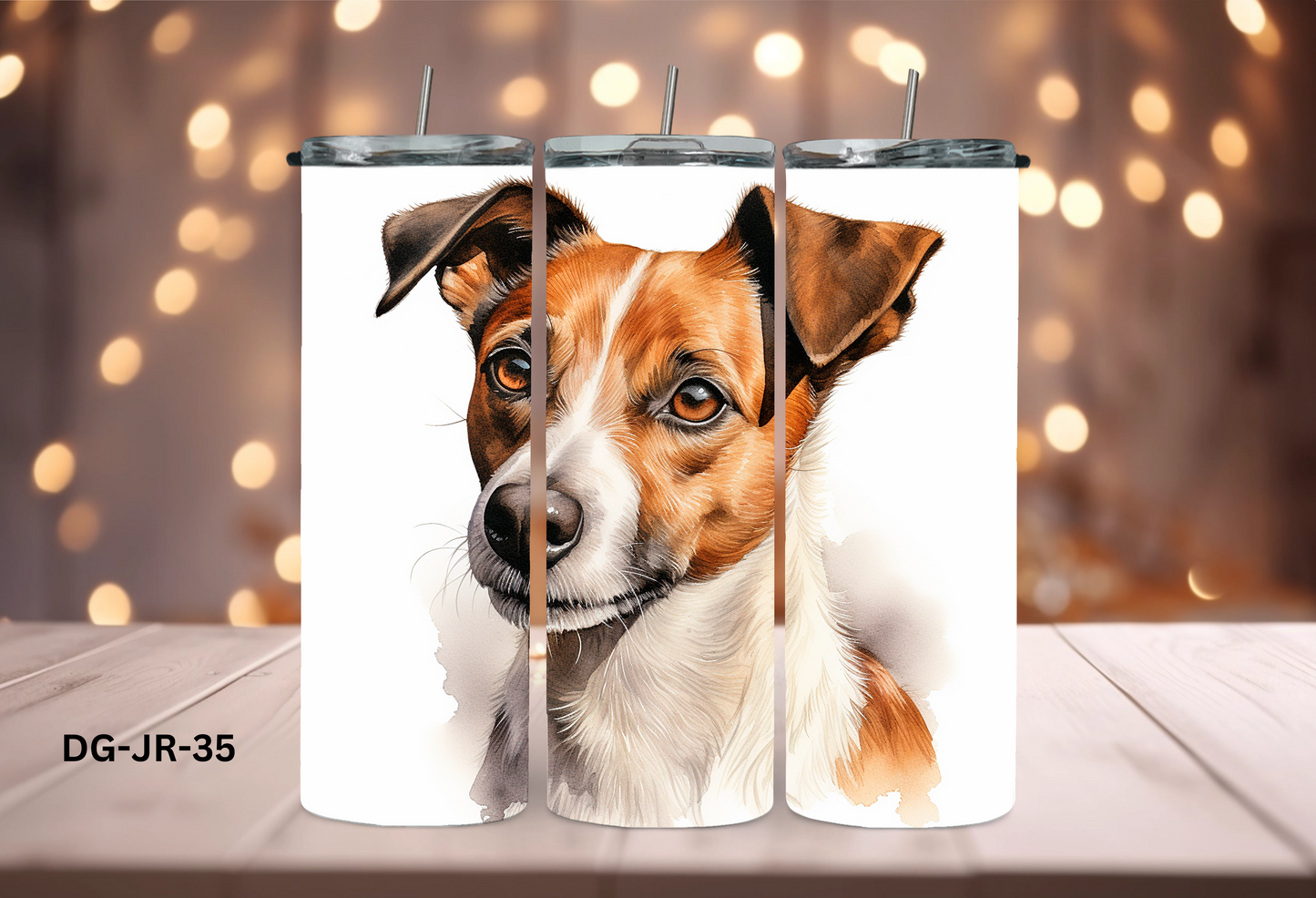 20oz (590mls) Tumbler - Jack Russell - DG-JR-35