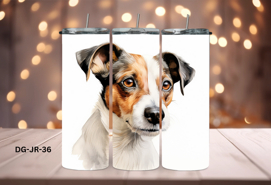 20oz (590mls) Tumbler - Jack Russell - DG-JR-36