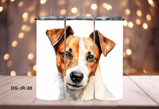 20oz (590mls) Tumbler - Jack Russell - DG-JR-38