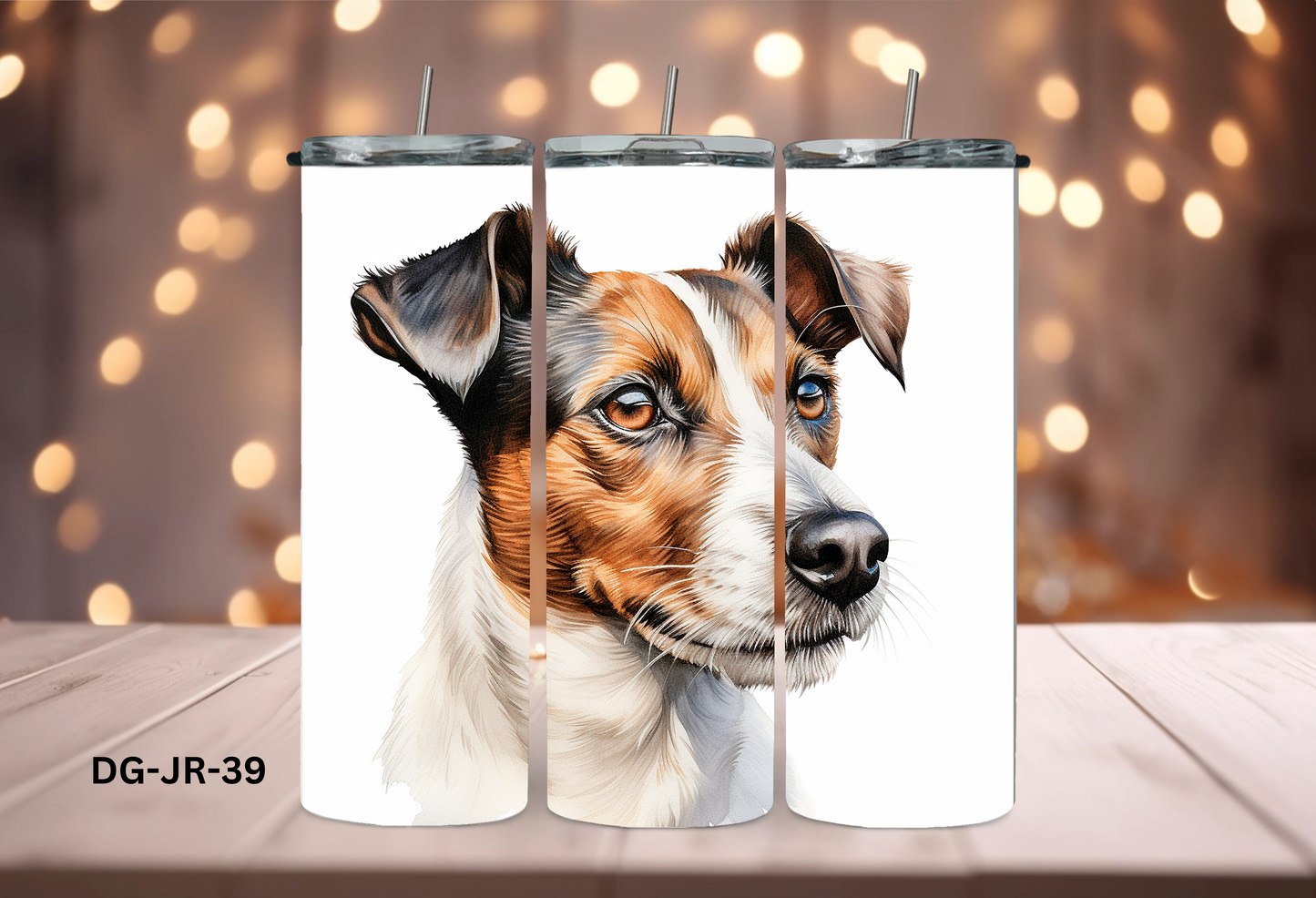 20oz (590mls) Tumbler - Jack Russell - DG-JR-39