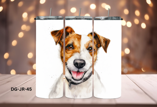 20oz (590mls) Tumbler - Jack Russell - DG-JR-45