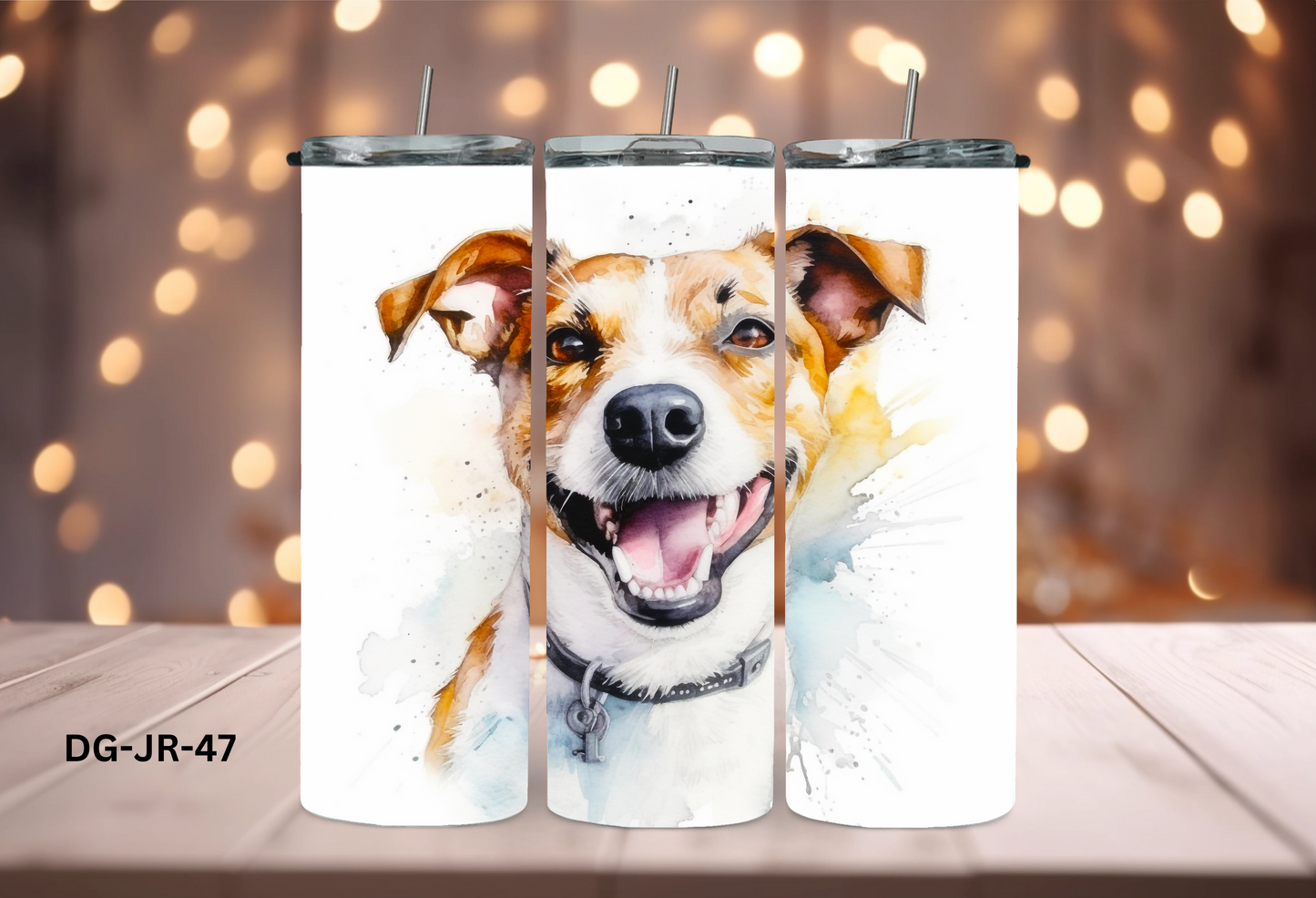 20oz (590mls) Tumbler - Jack Russell - DG-JR-47