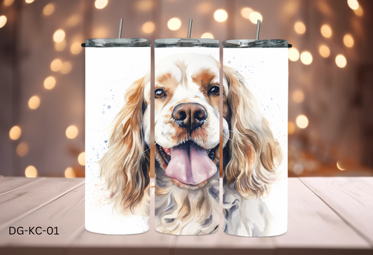 20oz (590mls) Tumbler - Cocker Spaniel - DG-KC-01