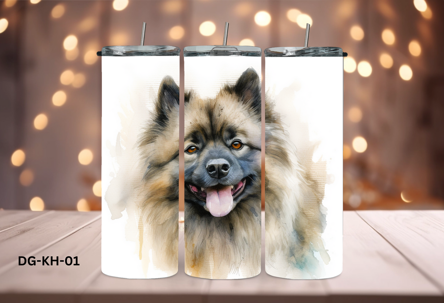 20oz (590mls) Tumbler - Keeshond - DG-KH-01