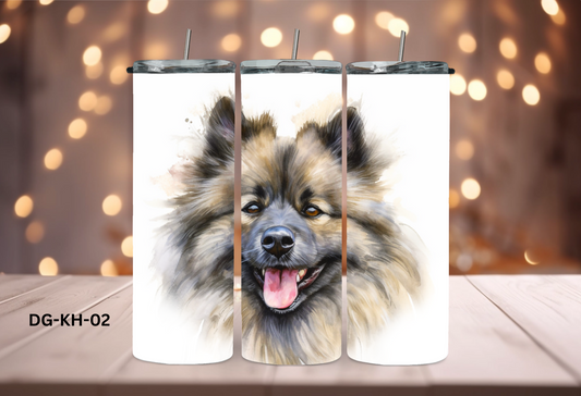 20oz (590mls) Tumbler - Keeshond - DG-KH-02