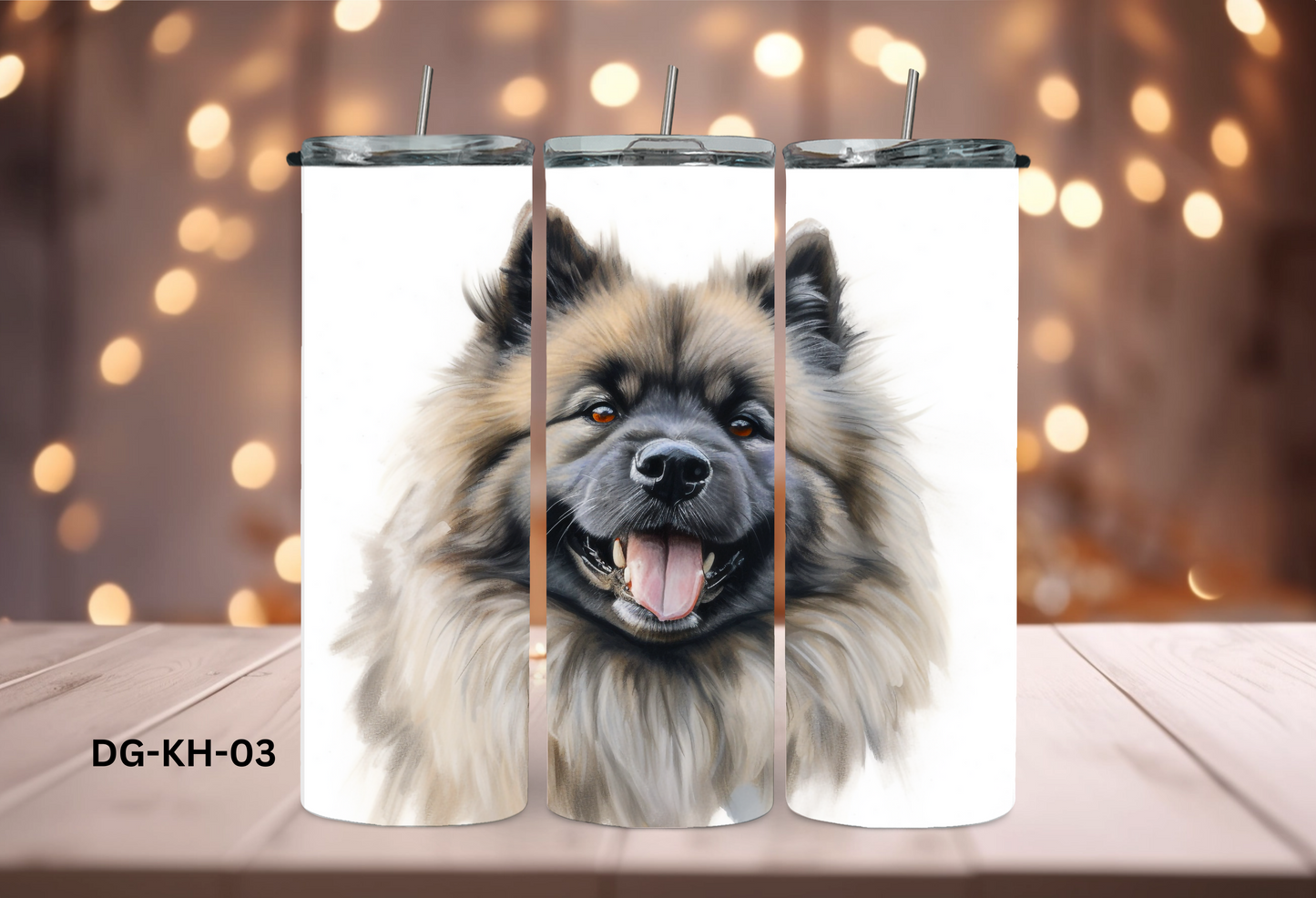 20oz (590mls) Tumbler - Keeshond - DG-KH-03