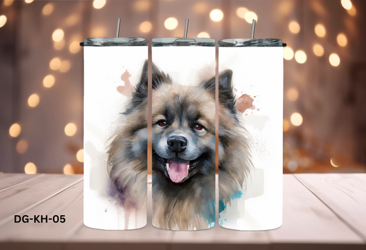 20oz (590mls) Tumbler - Keeshond - DG-KH-05