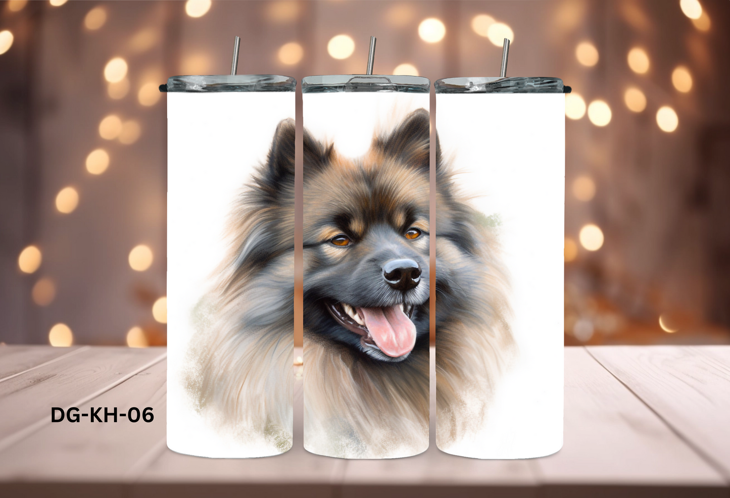 20oz (590mls) Tumbler - Keeshond - DG-KH-06