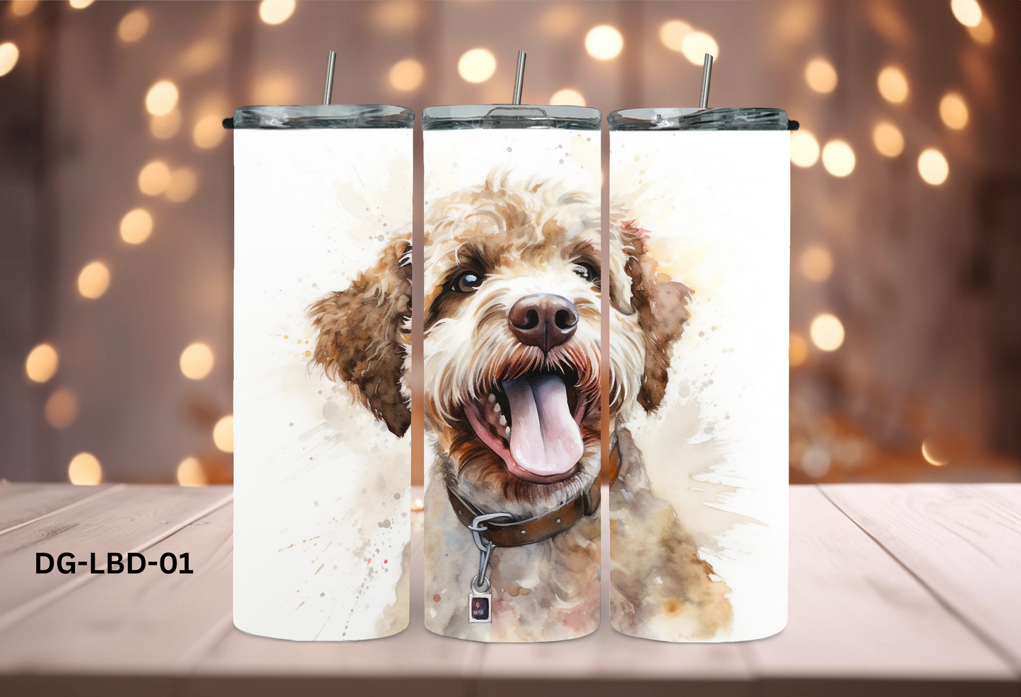 20oz (590mls) Tumbler - Labradoodle - DH-LBD-01