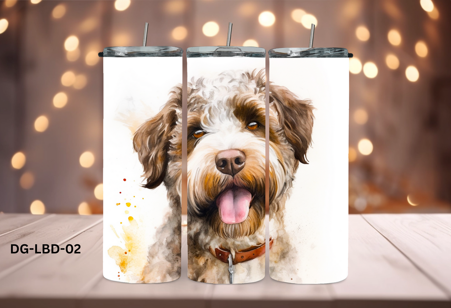 20oz (590mls) Tumbler - Labradoodle - DH-LBD-02