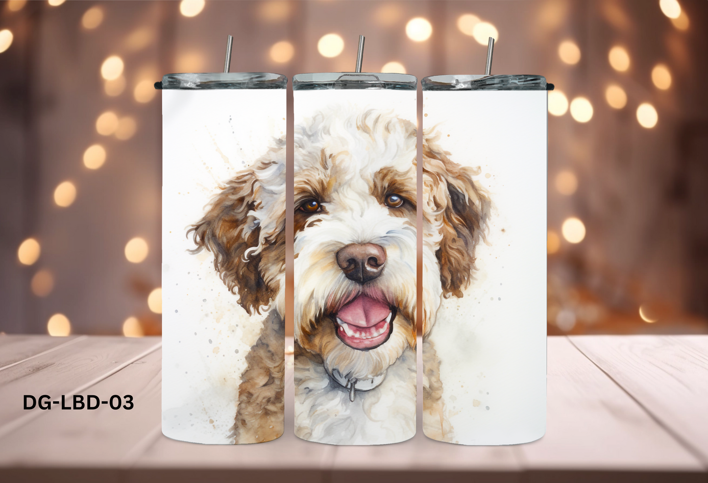 20oz (590mls) Tumbler - Labradoodle - DH-LBD-03