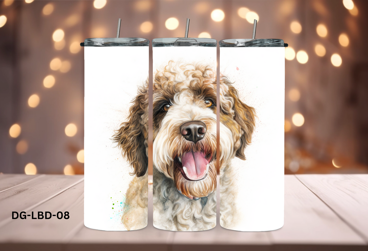 20oz (590mls) Tumbler - Labradoodle - DH-LBD-08